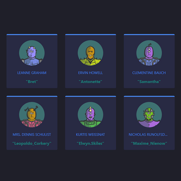 users list